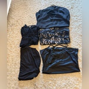 Express Women's Black Tops Collection